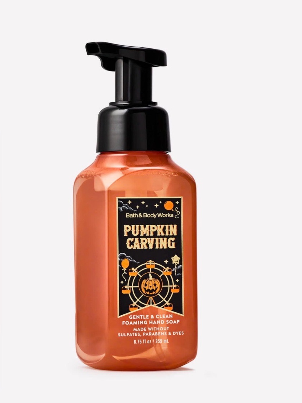Bath & Body Works Pumpkin Carving gentle and clean foaming hand soap